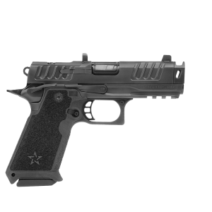 Staccato Base HD P4X 9mm 4" DLC Flush Fit Comp Bbl Ameriglo Front Sight DLC Steel Black Pistol w/(2) 18rd Mags 20-1700-000106