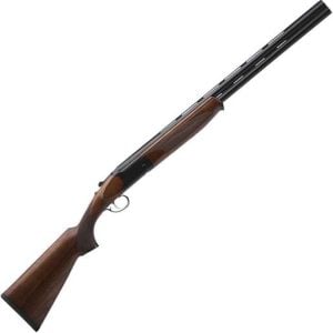Stevens 555 12 Gauge 3in Matte Black Over and Under Shotgun - 28in - Brown