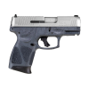Taurus G3C 9mm Striker-Fired Compact Pistol, Gray/Stainless, 10+1 Capacity