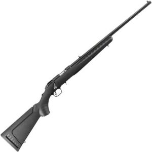 Ruger American Rimfire 22 Long Rifle Satin Blued Bolt Action Rifle - 22in - Black
