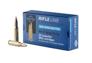 Prvi Partizan .308 Winchester PSP BT 165gr 20 Rounds Ammunition - PP3082