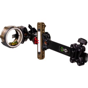 Axcel LANDSLYDE Carbon Pro Slider Tact. BH AccuStat II Micro 4 Pin Bow Sights 0.01in Black