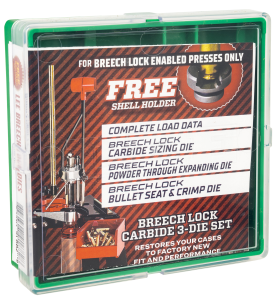 Lee Precision Breech Lock 3-Die Set 9mm Luger Carbide