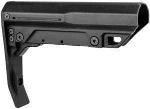 Mission First Tactical Battlelink Minimalist Mil-Spec Stock for AR-15 Black Aluminum