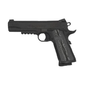 Colt 1911 Combat Unit Government Model Rail .45 ACP 5" National Match Bbl Series 80 Rail Black IonBond Pistol O1080RGCCU
