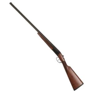 CZ Bobwhite G2 12 Gauge 3in Southpaw Black Chrome Side by Side Shotgun - 28in - Brown