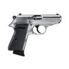 Walther Arms 5030320 PPK/S 22LR Single/Double 22 Long Rifle (LR) 3.3" 10+1 Black Polymer Grip Nickel by Walther Arms - New