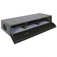 Hornady 98190 Rapid Safe AR Gunlocker RFID,Access Code,Key Entry Black Steel Holds 2 Rifles Holds 2 Long Guns