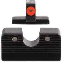 Trijicon HD XR Night Sight Set, Green Tritium/Orange Outline Front, Green Tritium Rear Black Frame Fits FN 509 - 601000