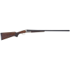 TRISTAR Bristol 16 Gauge 3" 28" Side by Side Shotgun w/ 24k Gold Inlay - Black / Wood