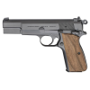 Springfield SA-35 9mm Pistol With Checkered Walnut Grips, Black - HP9201