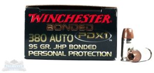 Winchester 380 Auto/ACP 95gr PDX1 Defender Ammunition 20rds - S380PDB