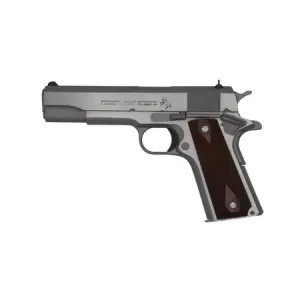 Colt 1911 Classic 45 ACP Stainless Pistol with Wood Grips