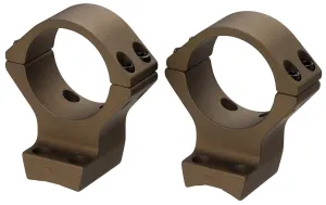 Browning X-Bolt Scope Rings 30mm High Burnt Bronze Cerakote