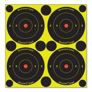Birchwood Casey Shoot-N-C Targets 3" Bullseye QTY 48 /120 Pasters, 34315