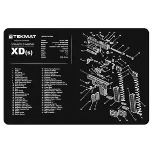 Tekmat Armorers Bench Mat 11"x17" for Springfield XD-S