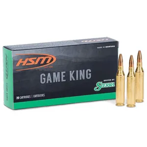 HSM Ammunition 46 HSM Ammunition GameKing .270 WSM 130 gr BT 20rds