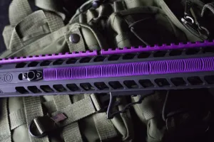 ERGO Grips Parts & Accessories 18 ERGO 7-Slot KeyMod Wedgelok Rail Cover 4 Pack Purple