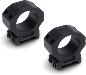 Monstrum Optics & Accessories 46 Monstrum 1 inch Precision Picatinny V2 Scope Rings 1.20 in Black 1.2 in