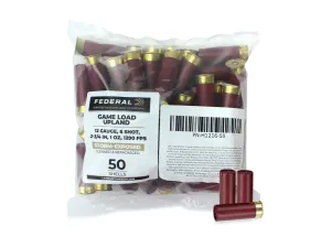 Federal Upland Game Load 12 Gauge 2.75" 1 oz 6 Shot Storm-Exposed Ammo 50 Round Bag