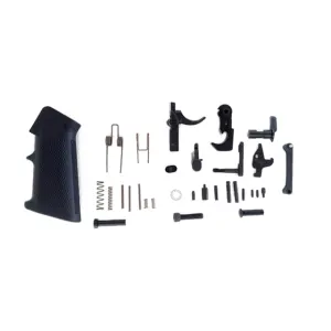 LBE Unlimited 223 Rem/556NATO Lower Parts Kit w/o Trigger Guard or Pistol Grip Black