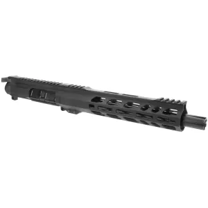 TacFire BU9MM10, Pistol Upper Assembly 9mm Luger Caliber with 10 in Black Nitride Barrel, Black Anodized 7075-T6 Aluminum Receiver & M-LOK Handguard for AR-Platform Includes Bolt Carrier Group