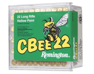 Remington CBEE 22 33 gr Plated Truncated Cone HP .22lr Ammo, 100/box - CB22L100