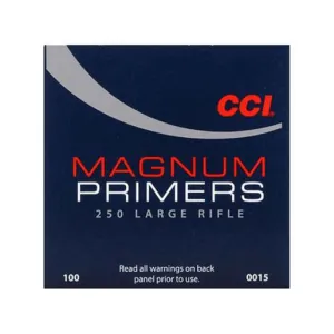 CCI Ammunition 55 CCI No. 250 Large Magnum Rifle Primers - 100 Count Large Rifle Magnum