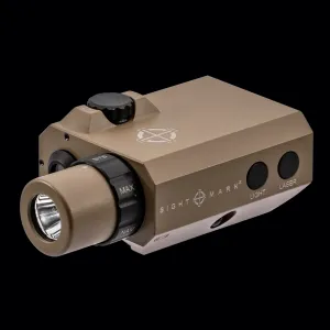 Sightmark Parts & Accessories 46 Sightmark LoPro Mini Flashlight Green Laser Rifle Sight 532nm 5mW 1.50 In Dot 50 Yd Dark Earth