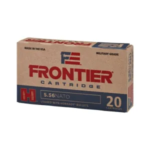 Hornady T2 Frontier 5.56 NATO 75 Grain BTHP Match Ammunition, 20rds - FR320