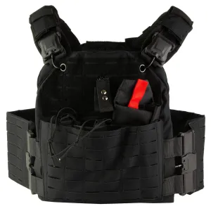 NcStar Quick Release Laser Cut Plate Carrier - Medium-2XL Black