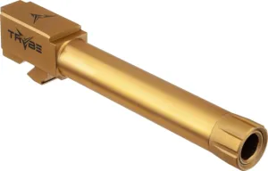 Gun Parts Deals of the Week (Updated Weekly) 76 USED TRYBE Defense Grade Threaded Pistol Barrel Glock 19/19 1/2 x 28 Thread Gold TIN TPBG19-TIN