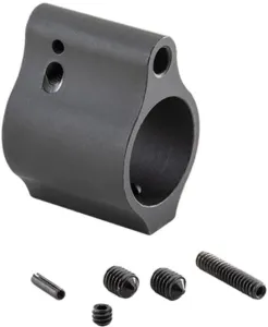 Luth-AR Adjustable Gas Block AR-15/ M16 5.56x45mm NATO/ .223 .750in Inner Diameter 4140 Chrome Moly Vanadium Nitride Black