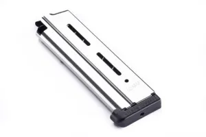 Wilson Combat 1911 Magazine 10mm Full-Size 9 Round Standard Base Pad Silver