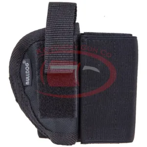 Bulldog Cases & Accessories 64 BULLDOG Right Ankle Holster-Black Comp Auto w/2.5-3.75 Bbl
