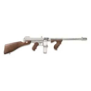 Auto Ordnance 1927A-1 Deluxe, .45 ACP, 16.5" Barrel, 50+1 Rounds, Chrome Tiger, Blemished