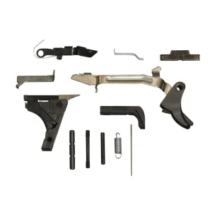 TacFire Lower Parts Kit Fits Glock G17, Black