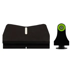 XS Sights Parts & Accessories 38 XS Sights GL0015P4G DXT2 Standard Dot White Outline Suppressor Height Green/White Tritium Front/Black/White Rear/Black Frame, Compatible w/ Glock 17/19, Front Post/Rear Dovetail Mount
