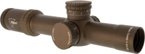 Trijicon Credo 1-8x28mm LPVO 34mm Tube Rifle Scope First Focal Plane Red/Green MOA Segmented Circle Reticle Coyote Brown Anodized