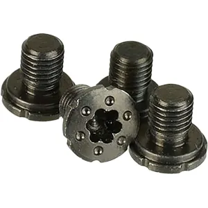 Strike Industries Parts & Accessories 6 Strike Industries Torx Slim Line Grip Screws 1911 Steel Black 4PK