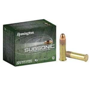 Gun Price Check: Compare Prices Across 30+ Retailers 29 Remington Subsonic 22 Long Rifle 40gr Copper-Plated HP Rimfire Ammo - 225 Rounds