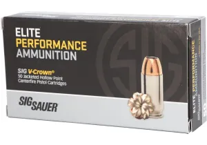 Utah Gun Laws (2026): Constitutional Carry, CFP, Stand Your Ground & Reciprocity 58 Sig Sauer Elite Performance V-Crown 180 gr Jacketed Hollow Point .40 S&W Ammo, 20/box - E40SW250