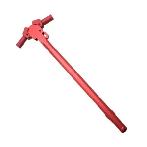 Tiger Rock AR-10/LR-308 Red Tactical Charging Handle Ambidextrous Red Small