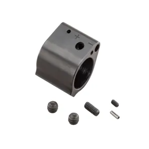 Luth-AR Adjustable Gas Block AR-15/ M16 5.56x45mm NATO/ .223 .750in Inner Diameter 4140 Chrome Moly Vanadium Nitride Black
