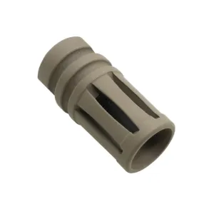 Tiger Rock AR-10 /LR-308 Birdcage Muzzle Brake for 5/8x24 Pitch 5 Ports Cerakote FDE Small