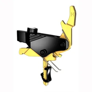 HIPERFIRE Parts & Accessories 6 Ar-15 Power Drop-In Triggers - Ar-15 Power Drop-In 2lb Trigger Gold
