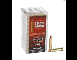 Hornady .22 WMR 30gr V-MAX Varmint Express Rimfire Ammunition 50rds - 83202