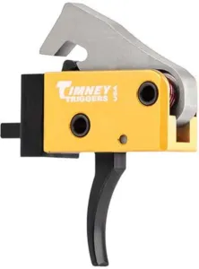 USED Timney Triggers AR PCC Curved Shoe Trigger SINGLE STAGE 2.5 to 3 LB Pistol Caliber Carbine Fits all calibers in PCC .40 .45 9mm Gold Actual 681