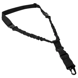 NcSTAR & VISM Parts & Accessories 76 NcStar ADBS1PB Single Point Sling Deluxe Black Nylon 30-38 Adj Bungee