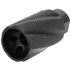 AR-STONER Knurled Linear Muzzle Brake 1/2"-36 Thread AR-15 9mm